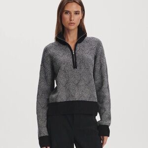 NEW Varley Aldridge Half-Zip Sweater